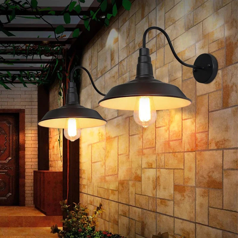 Afralia™ Vintage American Country Style Wall Lamp