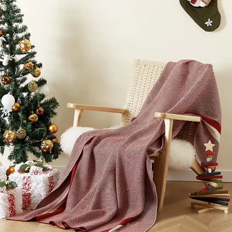 Afralia™ Cozy Striped Knit Blanket for All Seasons