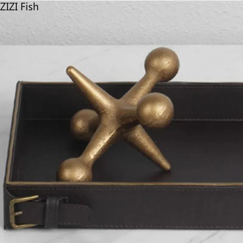 Afralia™ Molecular Model Resin Sculpture Abstract Desk Decor Aesthetic Room Ornament