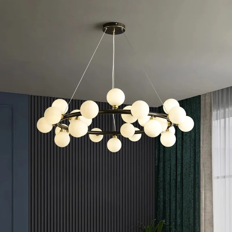 Afralia™ LED Pendant Chandeliers for Modern Living and Dining Room Lig