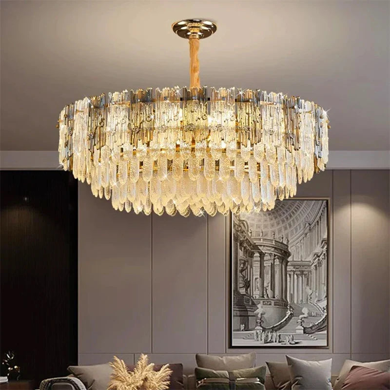 Afralia™ Modern Indoor Pendant Light Chandelier LED Ceiling Lamp for Dining Room
