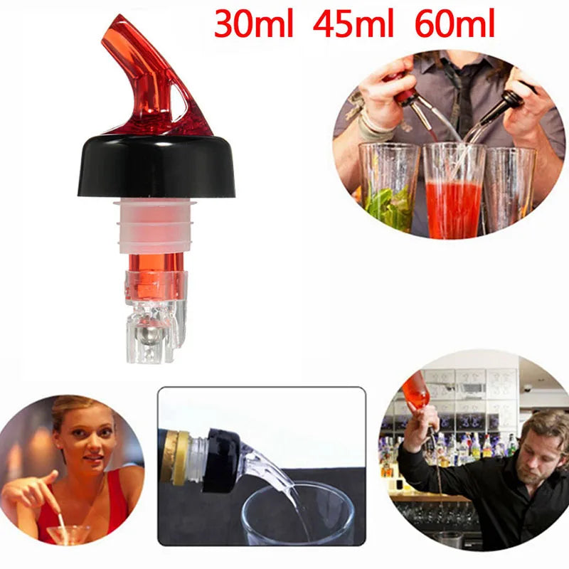 Afralia™ Liquor Pourer Bottle Dispenser Barware Shot Wine Measure Bar Accessories