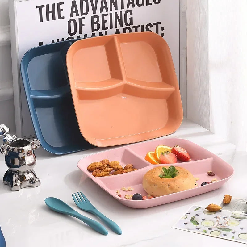 Afralia™ Portion Control Divided Plate for Bariatric Meal Planning and Weight Loss