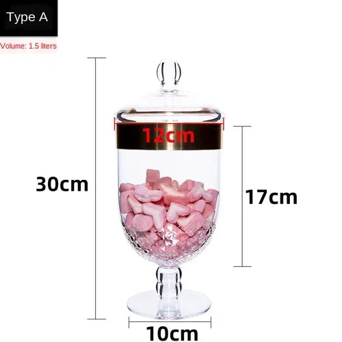 Afralia™ Acrylic Candy & Spice Jar Set for Kitchen Food Storage