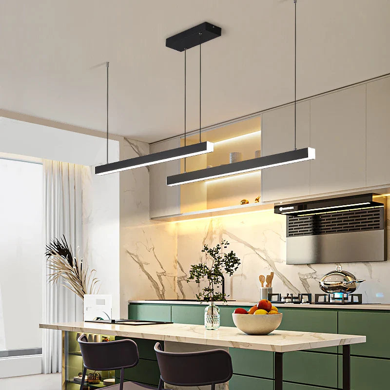 Afralia™ Nordic Line LED Pendant Chandelier for Dining Room & Bar