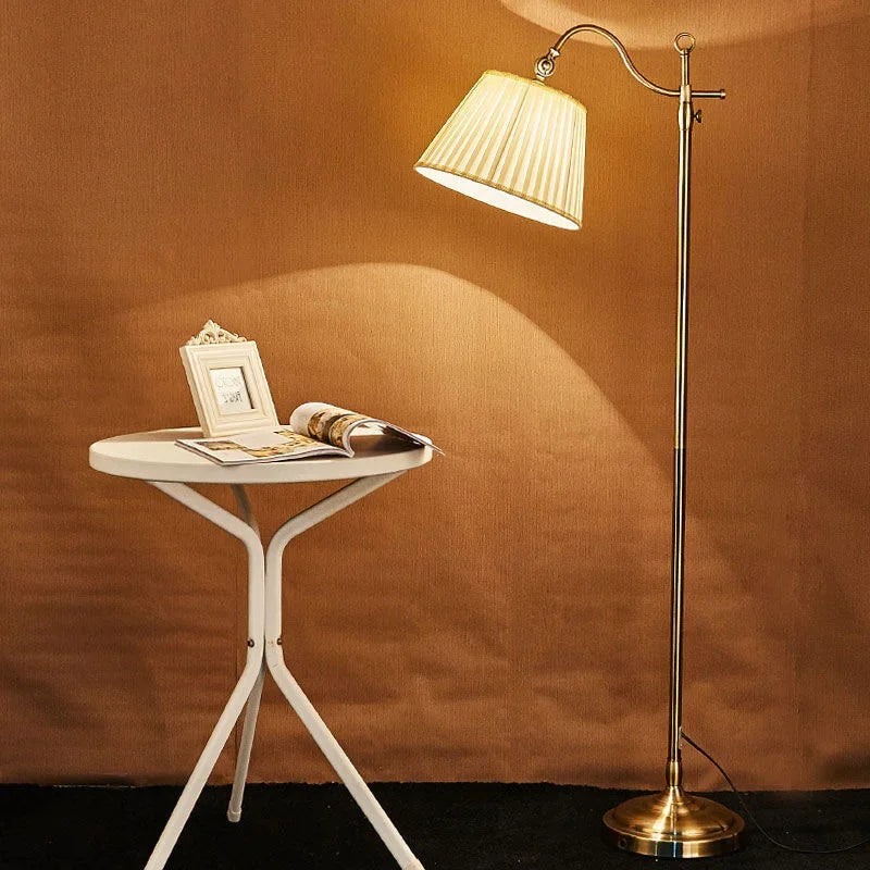 Afralia™ Retro LED Floor Lamp | Industrial Iron Vertical Light for Living Room