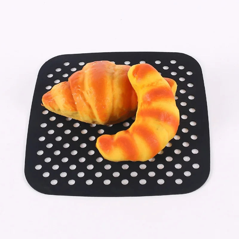 Afralia™ Silicone Air Fryer Non-Stick Baking Mat for Cake Grilled Saucer