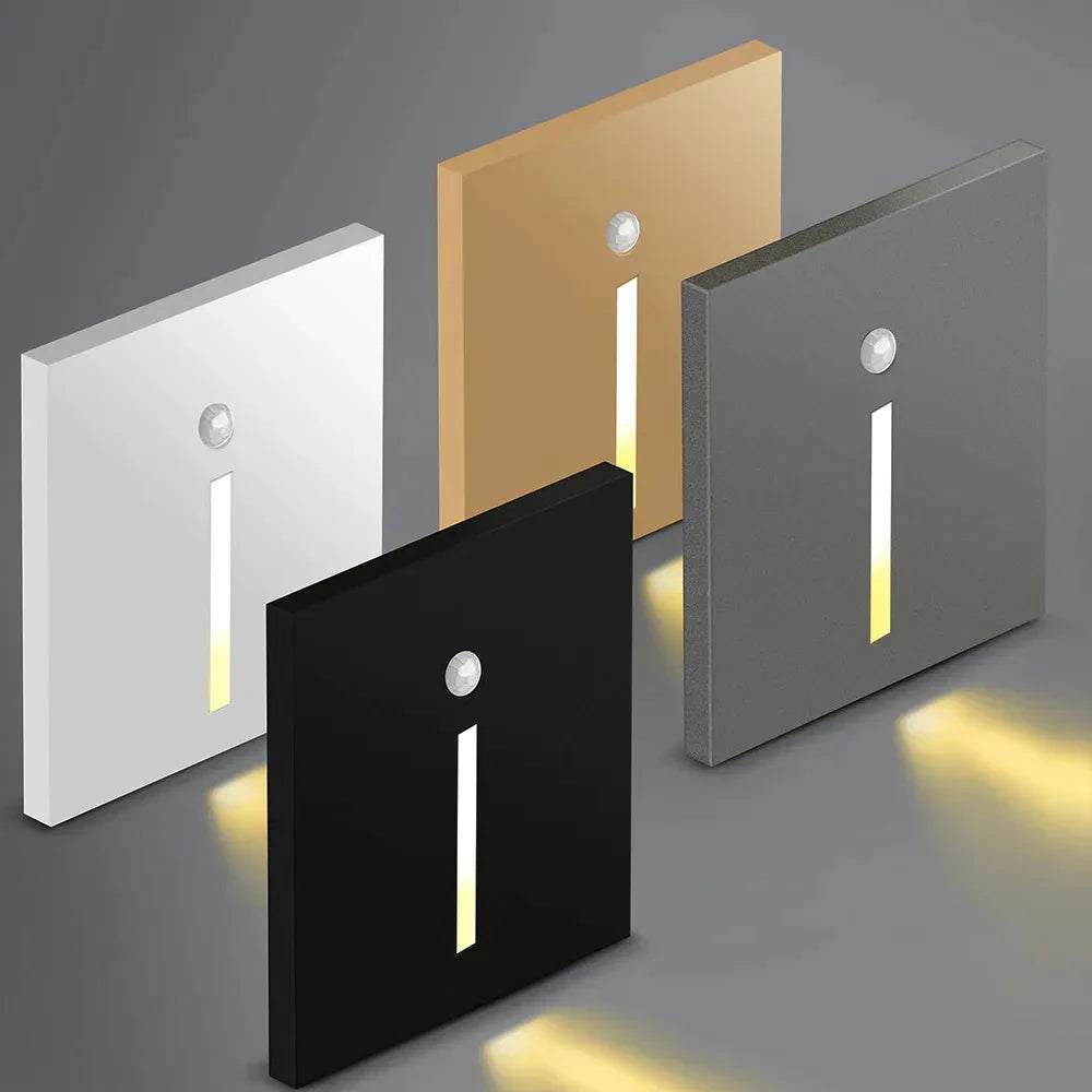 Afralia™ Motion Sensor LED Wall Lamp for Indoor Room Decor, Stair, Hall, Kitchen, Bedroom