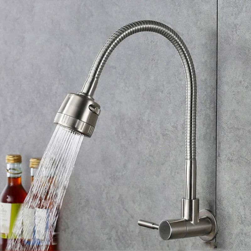 Afralia™ Stainless Steel Rotatable Sink Faucet