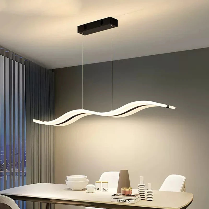 Afralia™ Modern LED Minimalist Strips Pendant Lamps