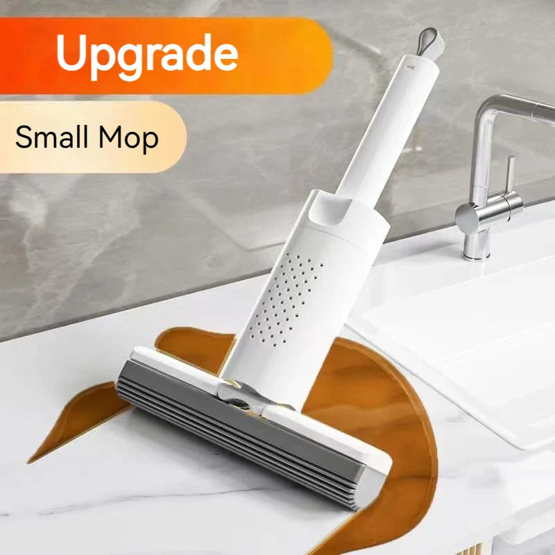 Afralia™ Mini Squeeze Mop: Multi-Use Hand Countertop Cleaner & Drainer