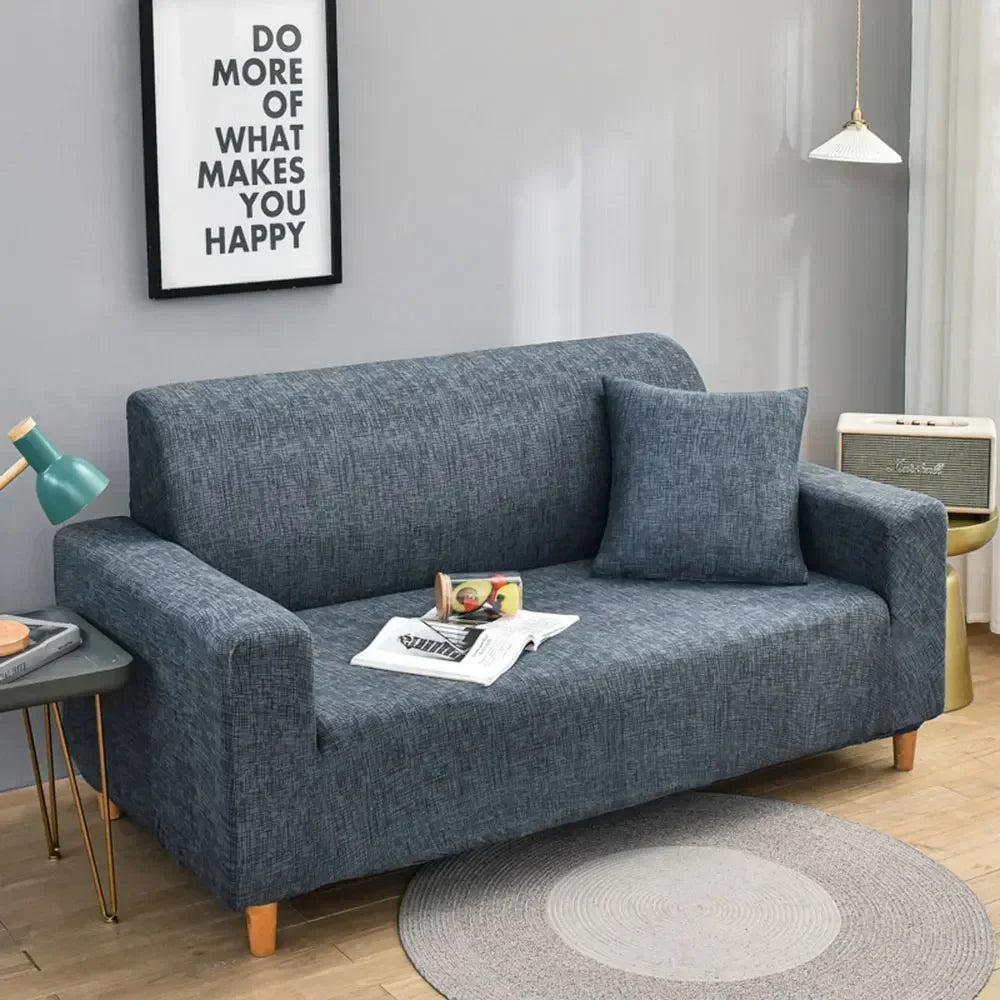 Afralia™ Solid Stretch Sofa Cover Slipcover Spandex Couch Protector Decoration