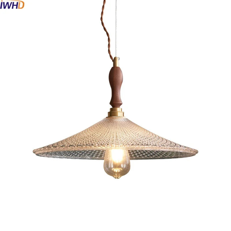 Afralia™ Copper Glass LED Pendant Lights - Nordic Modern Style