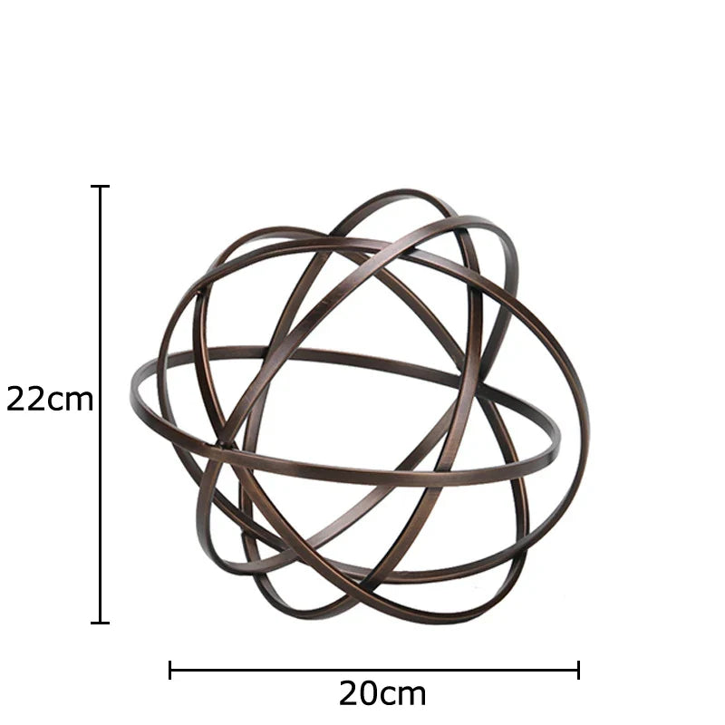 Afralia™ Geometry Sculpture Marble Base Desk Decoration Aesthetics Decor Home Room