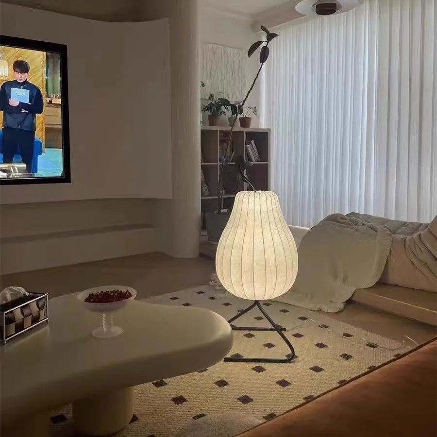 Afralia™ LED Pear Floor Lamp for Home Decor & Lighting in Living Room, Bedroom, Dining & Study