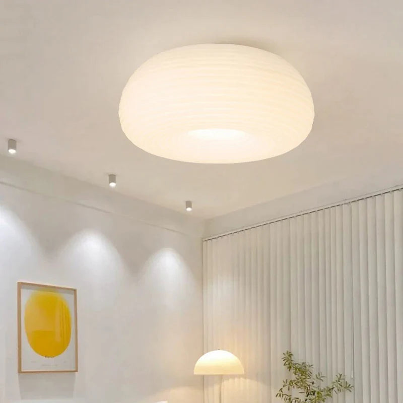Afralia™ Cream Apple LED Pendant Light for Cozy Illumination in Home Décor
