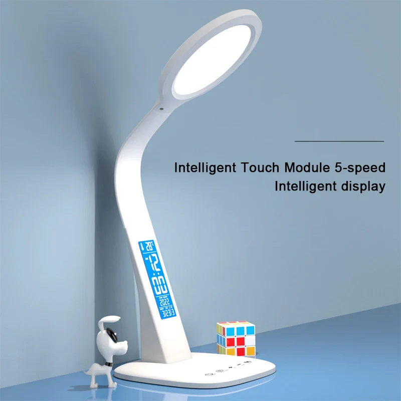 Afralia LED Desk Lamp - USB Chargeable, Dimmable, Foldable, Eye Protection, Study Lighting
