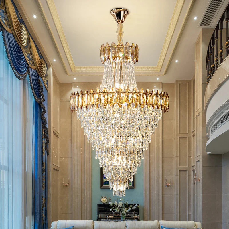Afralia™ Postmodern Crystal Chandelier for Luxe Spaces