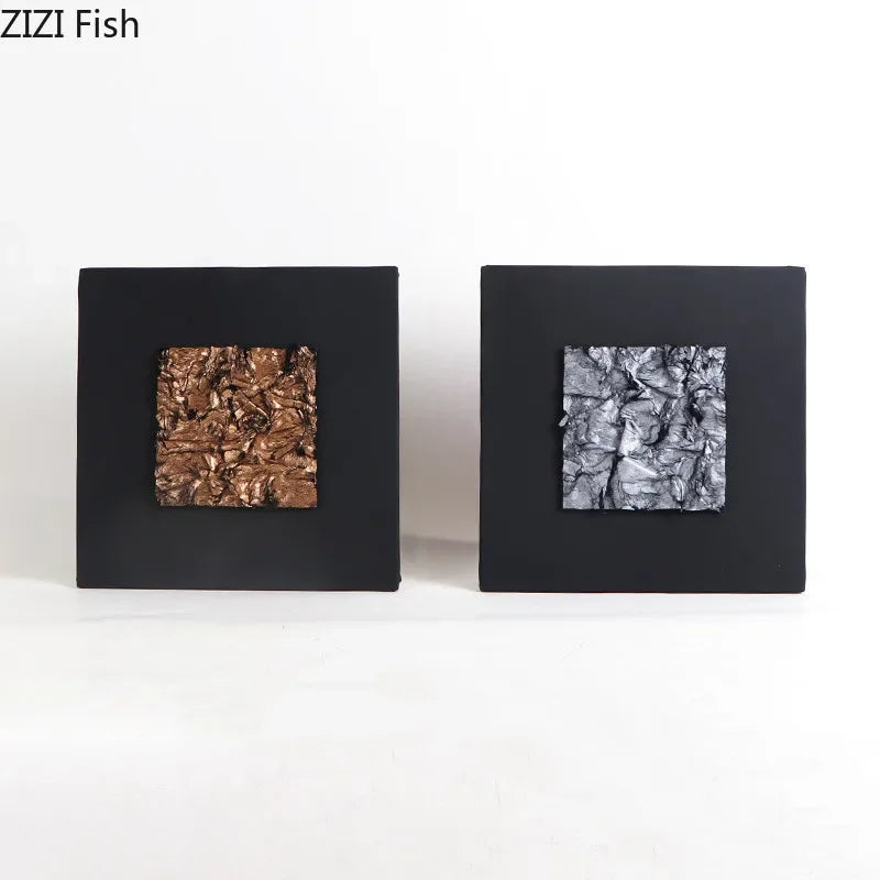 Afralia™ Gilded Fabric Wall Art Hanging Ornaments Modern Home Decor