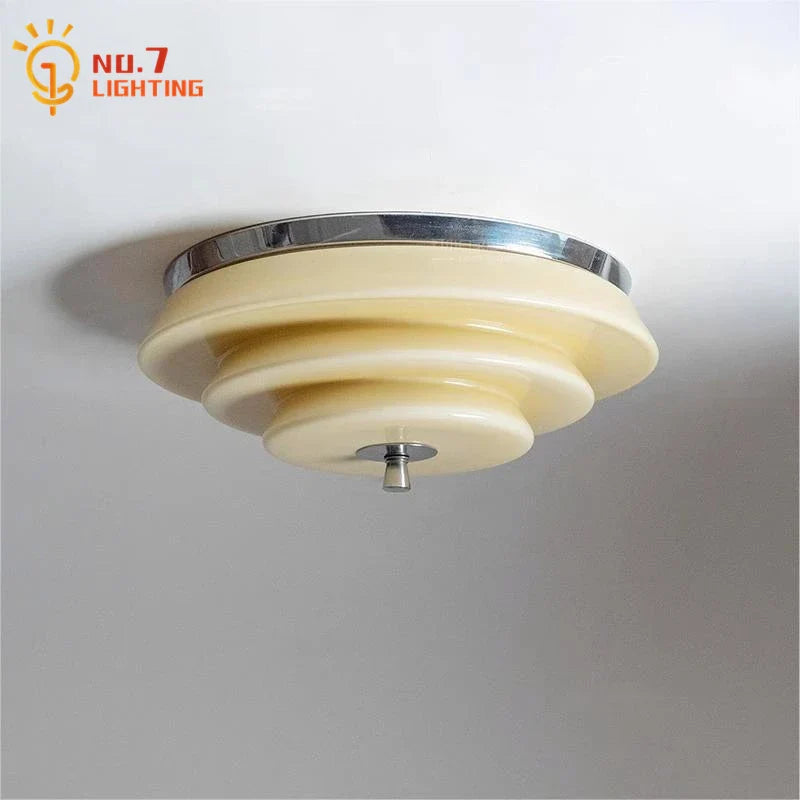 Afralia™ Nordic Glass LED Ceiling Lamp for Home Decor & Kitchen Island
