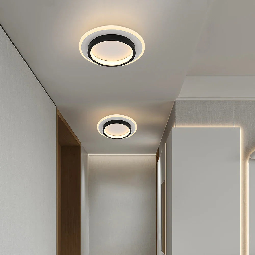 Afralia™ Round Square LED Ceiling Light - Small Indoor Night Light
