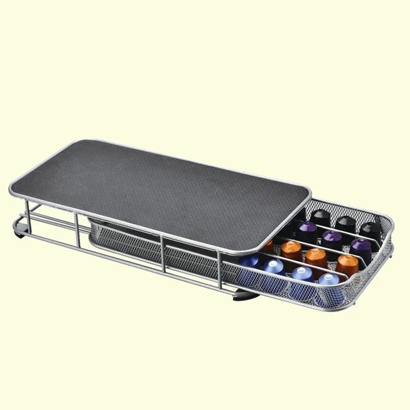 Afralia™ Nespresso Coffee Capsules Drawer Organizer for 40 Pods.