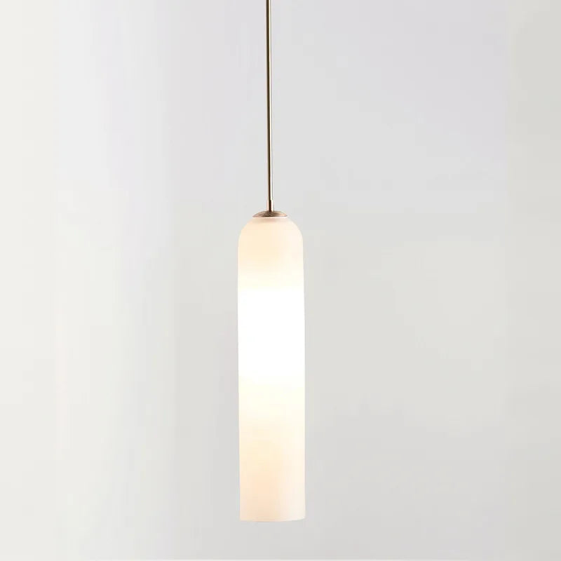 Afralia™ LED Glass Pendant Chandelier for Kitchen Restaurant Bar Decor