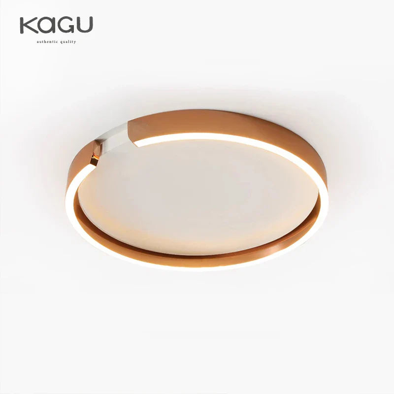 Afralia™ RoseGold LED Ceiling Light for Home Living Room Bedroom Dining Room