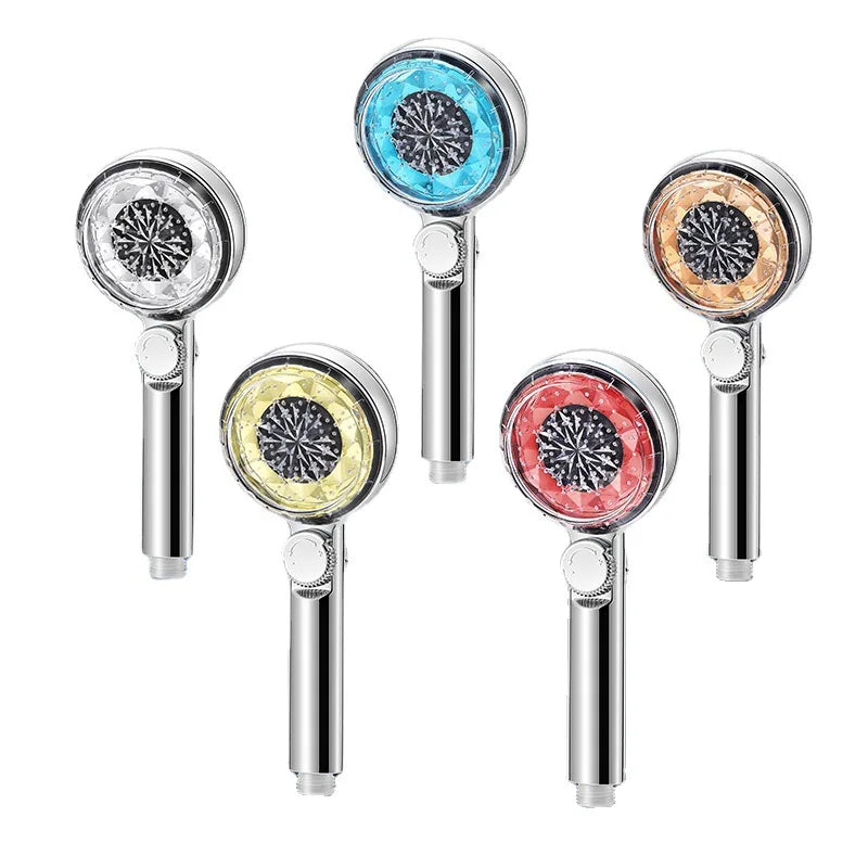 Afralia™ LED Filtered Shower Head with Digital Display - High Pressure Water Saving