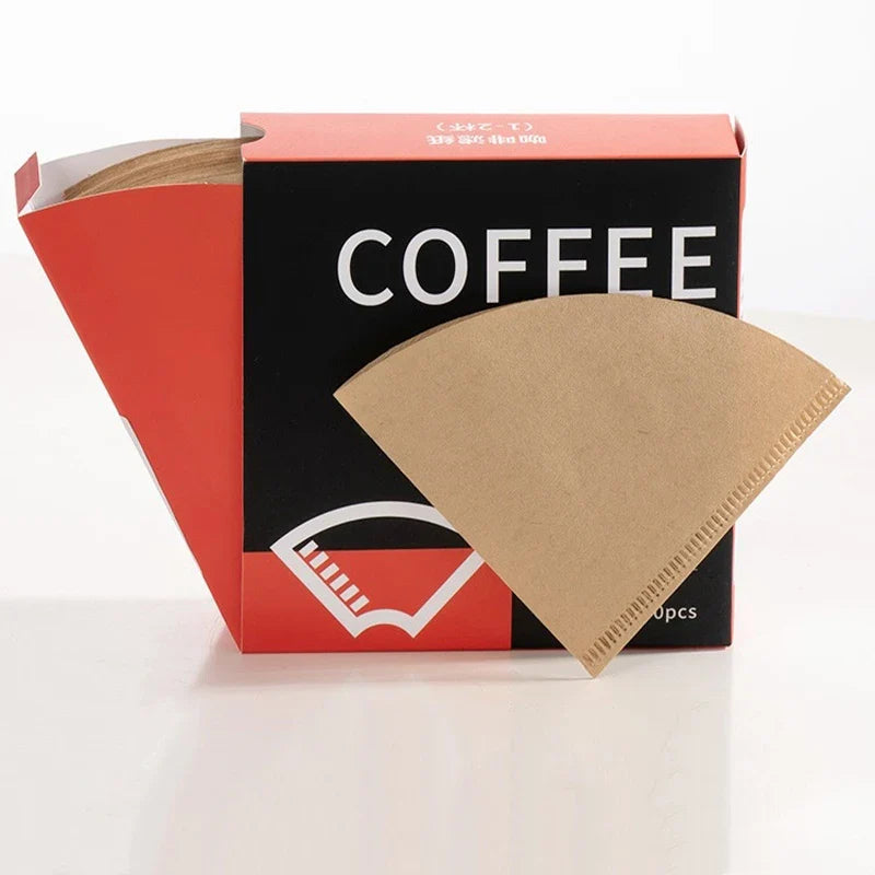 Afralia™ Coffee Cone Filter Paper for Handmade Brewing