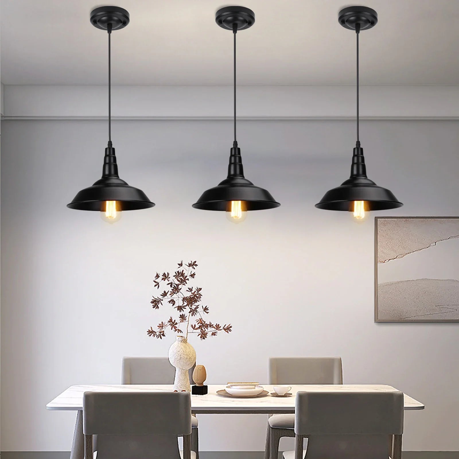 Afralia™ Industrial Pendant Lamp: Modern Retro Loft Chandelier for Kitchen, Living Room.