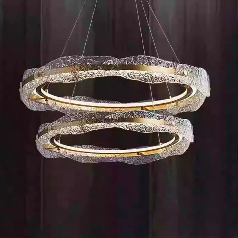 Afralia™ Staircase Chandeliers: Modern LED Pendant Lights for Living Room Decor