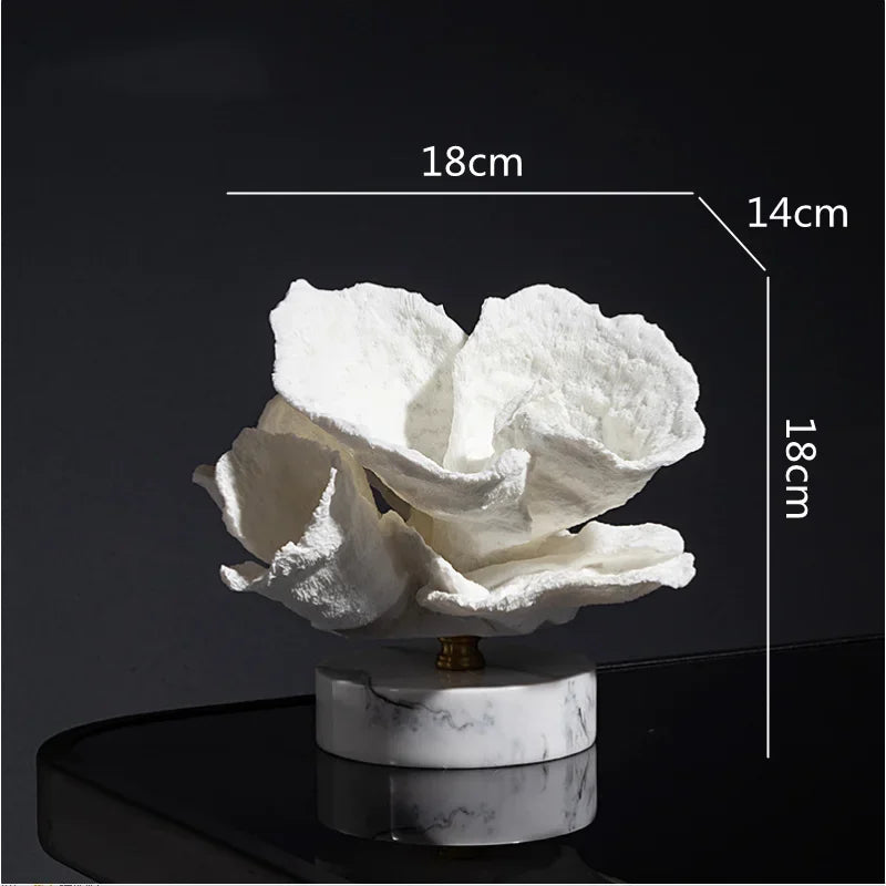 Afralia Coral Resin Ornaments: Artificial Coral Decor for Home Decor Accessories