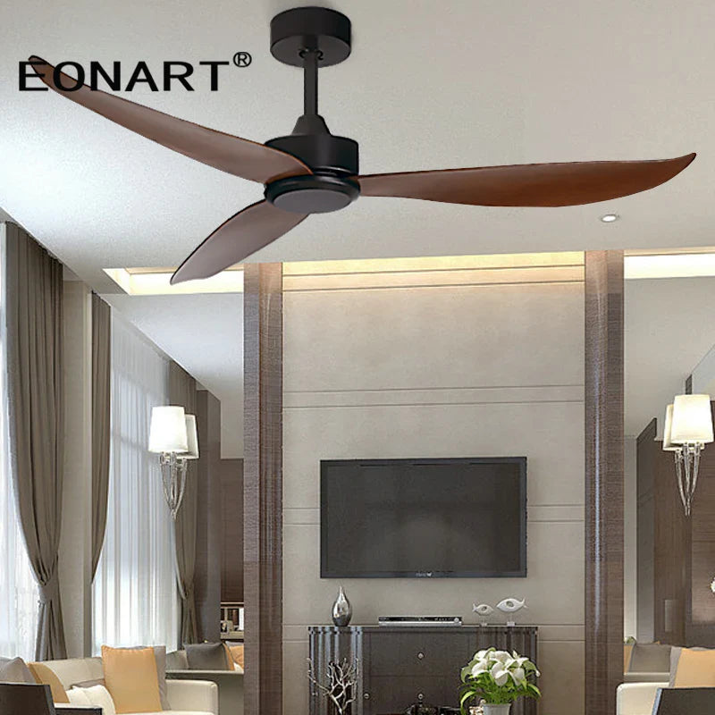 Afralia™ 46" Plastic Blade Ceiling Fan with Remote Control for Living Room