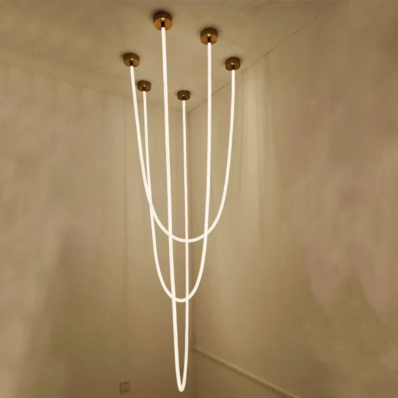 Afralia™ Modern LED Pendant Lamp for Dining Table Island Lighting