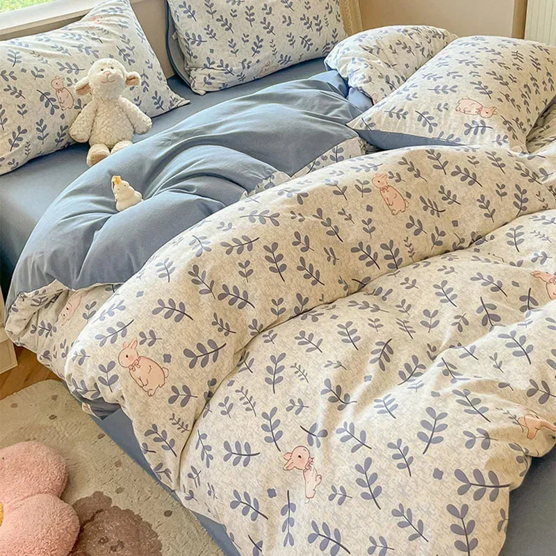 Afralia™ Cozy Cotton Bedding Set: 160X210cm Quilt Cover for Adults, Warm & Soft Duvet Cover