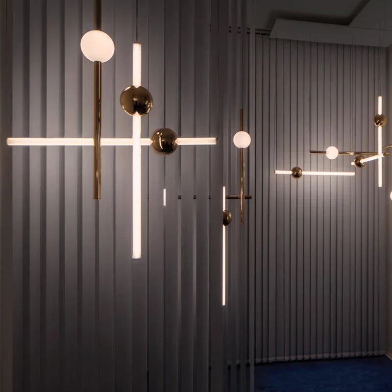 Afralia™ Glass Pendant Lights: Modern Long Hanging Lamps for Kitchen, Dining Room, and Shop