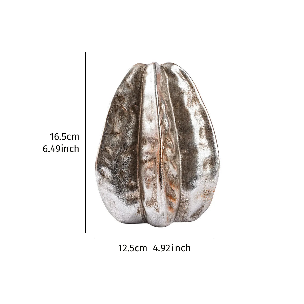 Afralia™ Golden Star Fruit Vase: Ceramic Lemon Flowerpot & Simulated Fruit Ornaments