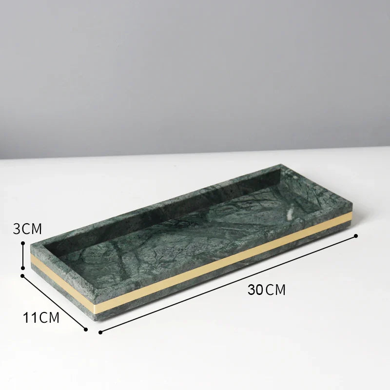 Afralia™ Luxury Gold Marble Bathroom Set with Accessories