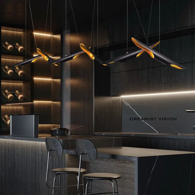 Afralia™ Modern Chandelier Pendant Light | Customized Bar Chandelier for Home, Living Room, Hotel