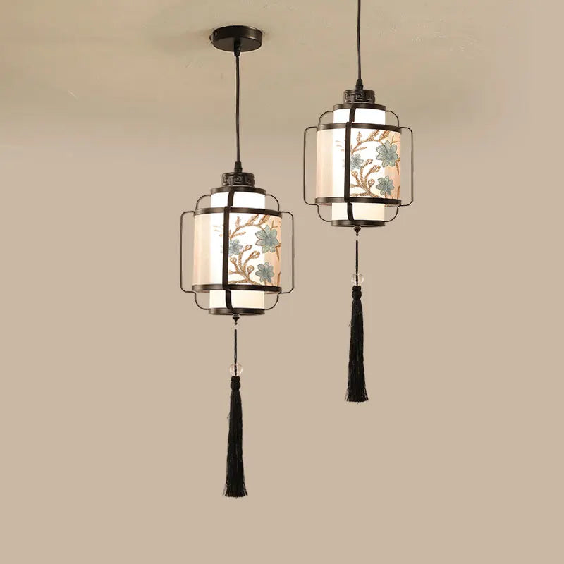 Afralia™ Chinoiserie Retro Chandelier: Study Bedroom Dining Room Industrial Lighting