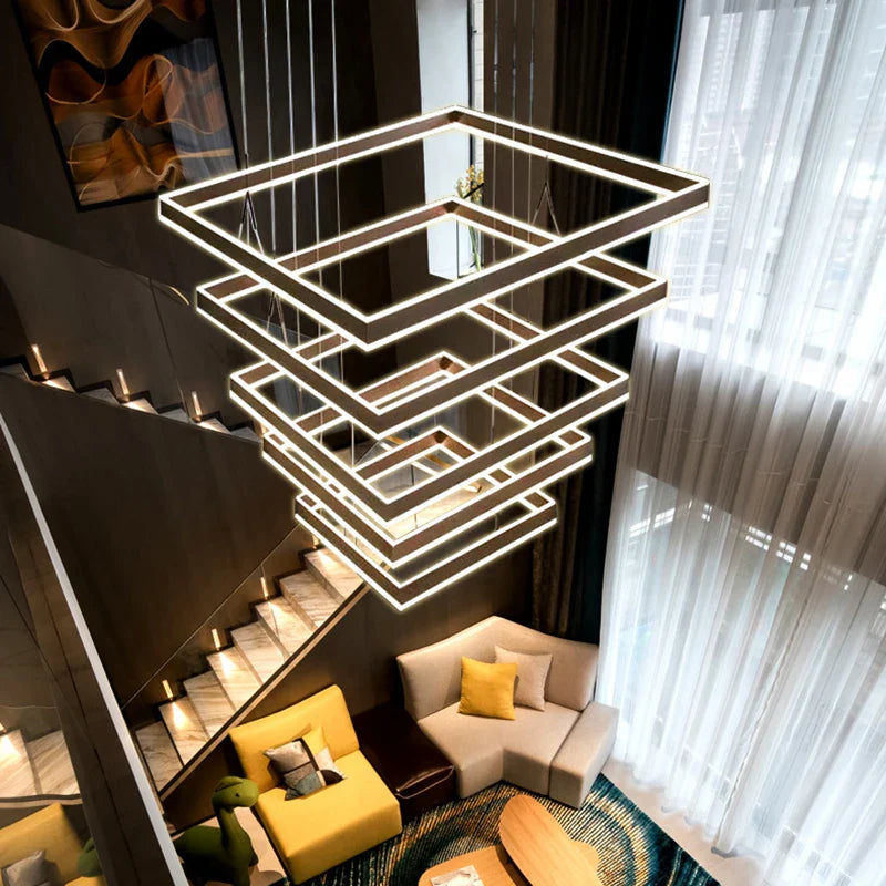 Afralia™ LED Chandeliers Pendant Light Lamps for Living & Dining Room