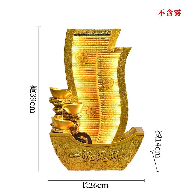 Afralia™ Circulating Water Fountain: Office & Living Room Wealth Attracting Decoration