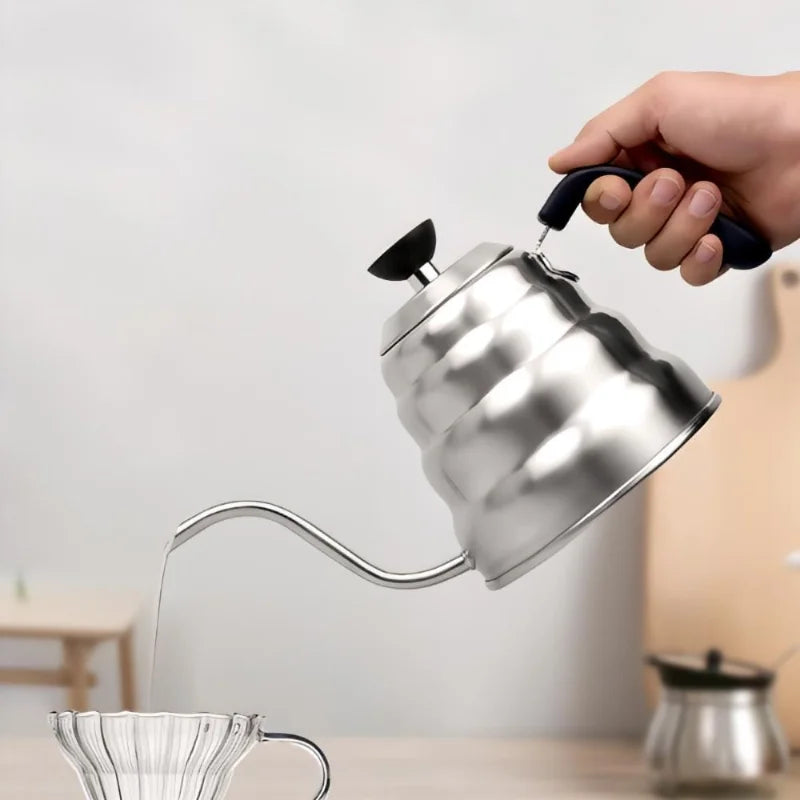 Afralia™ Stainless Steel Coffee Pot with Temperature Control