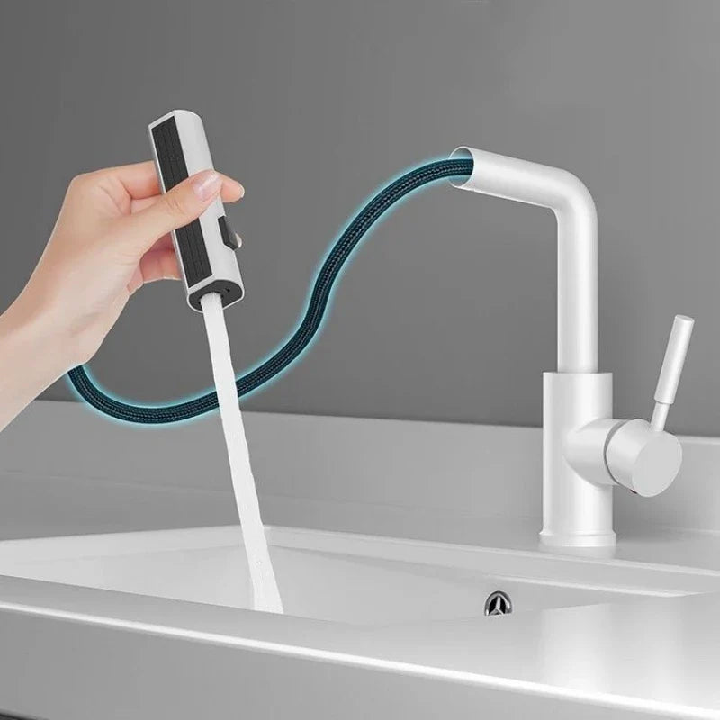 Afralia™ Waterfall Basin Faucet with 3 Modes Spray, 360° Rotatable Mixer Tap