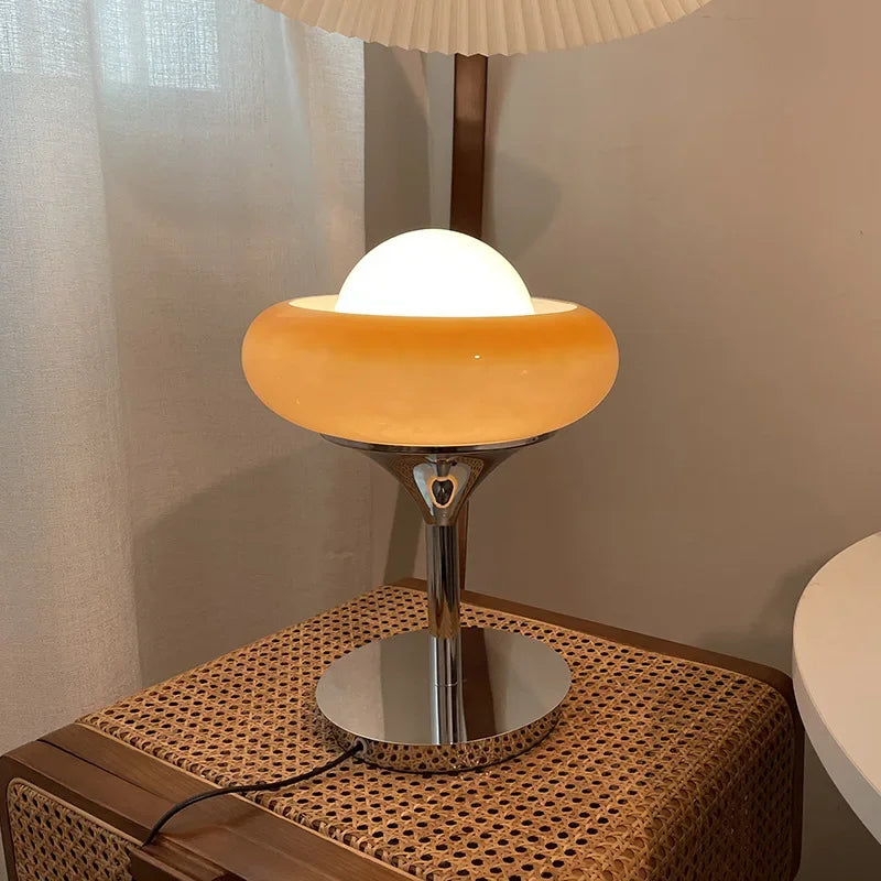 Afralia™ Modern Egg Tart Desk Lamp