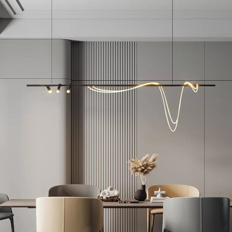 Afralia™ Gold Chrome Dimmable LED Ceiling Chandelier: Modern Luxury Pendant Light for Entryway