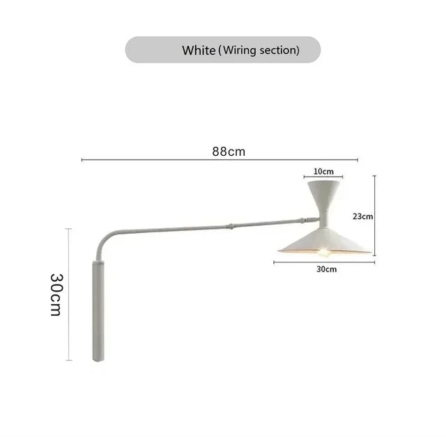 Afralia™ Marseille Rotary Wall Lamp - Adjustable Up/Down Lighting for Living Room & Bedroom