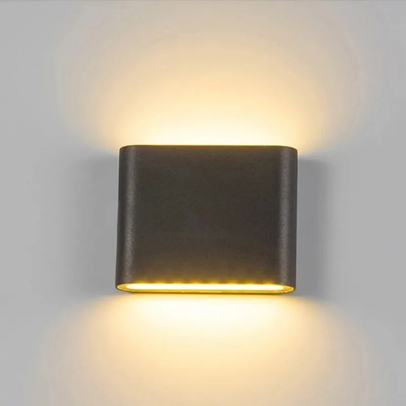 Afralia™ Outdoor LED Wall Lamp Up Down IP65 Waterproof Aluminum Sconces