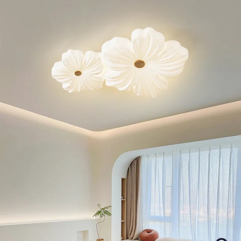 Afralia™ Nordic Flower Ceiling Lights: LED Indoor Decoration Lighting for Kitchen, Living Room, Bedroom